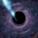 Illustration for article titled The biggest black hole in the universe could swallow our entire solar system